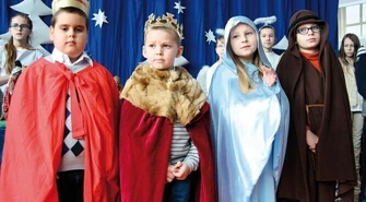 Jasełka i wspólne kolędowanie w Bujnach