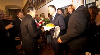 Andrzeja Dudę witali chlebem