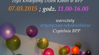 Kreatywny Dzień Kobiet. Warsztaty w Bibliotece