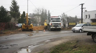 Wstrzymali prace na ulicy Rolniczej 