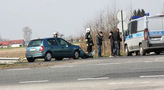 Wypadek na krajowej "jedynce". Nitka w kierunku Katowic była zablokowana