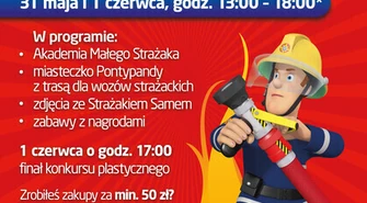 „Dzień Dziecka ze Strażakiem Samem” w Focus Mall