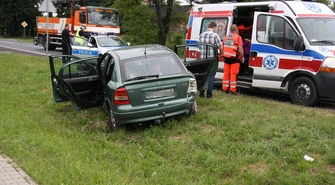 Wypadek w Przygłowie. Dwoje dzieci w szpitalu 