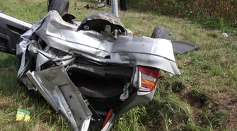 Wypadek w Niechcicach. Kierowcy w szpitalu