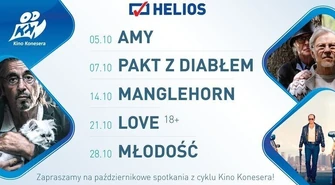 Helios zaprasza na październikowe seanse Kina Konesera