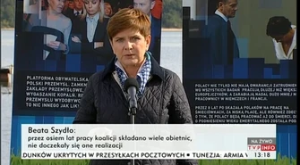 Beata Szydło w powiecie tomaszowskim