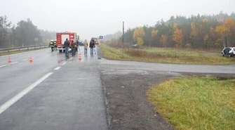 Śmiertelny wypadek na krajowej "jedynce" 