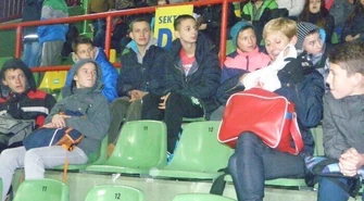 Gimnazjaliści z „Dwójki” ponownie na meczu Gieksy