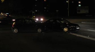 Kolizja na skrzyżowaniu ul. Kostromskiej i Sikorskiego