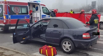 Kobieta zginęła na przejściu dla pieszych