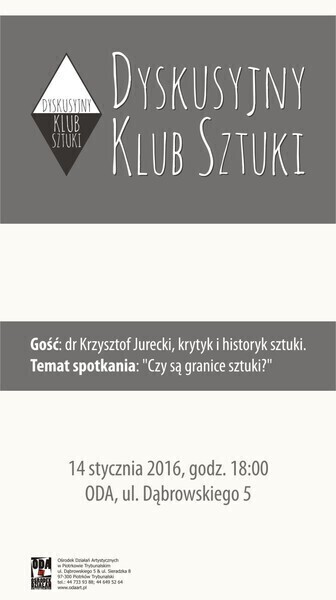 Podyskutują o granicach w sztuce