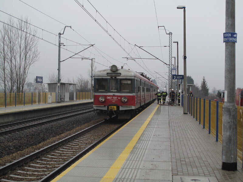 Zdjęcie 2: Ogień w pociągu