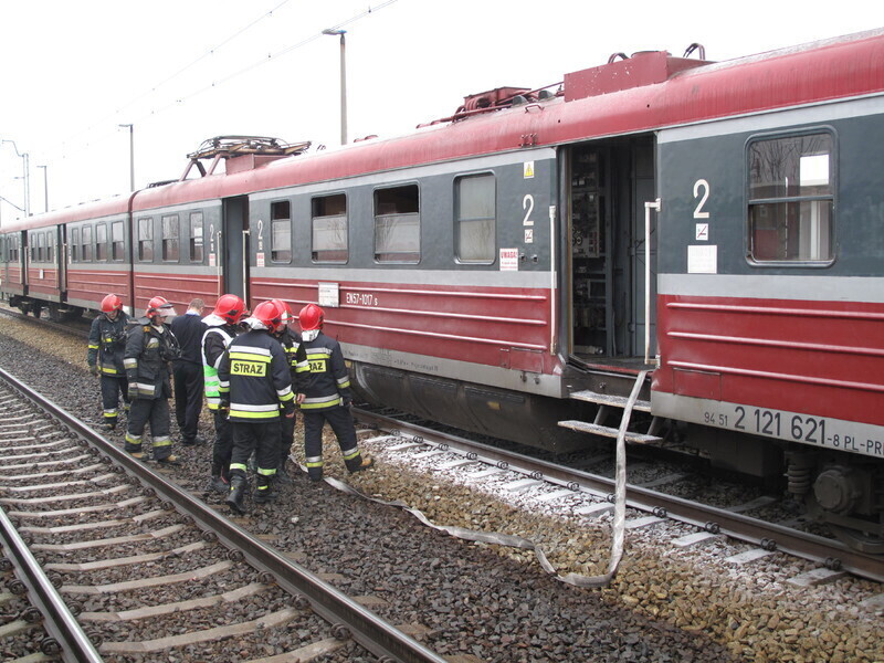 Zdjęcie 4: Ogień w pociągu
