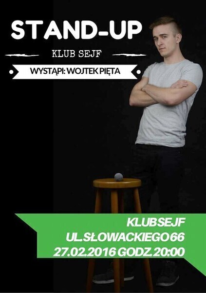 Na żywo na stojąco prosto z Krakowa