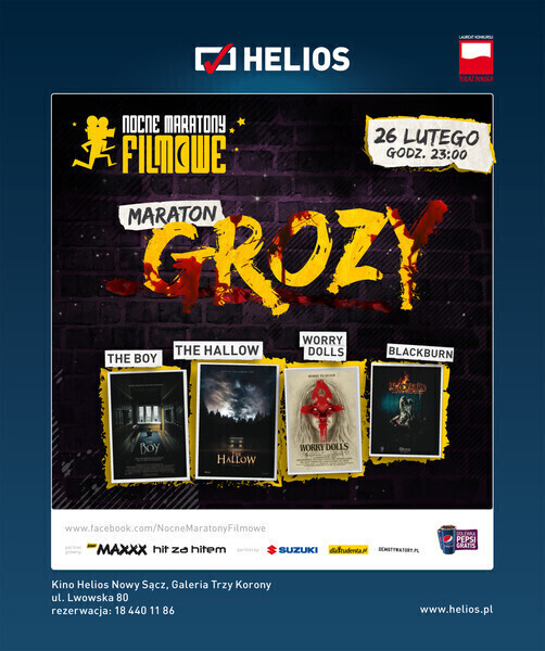 Maraton Grozy w kinach Helios