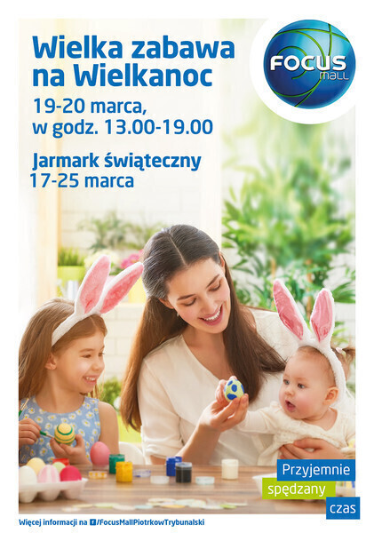 Wielka zabawa na Wielkanoc w galerii Focus Mall