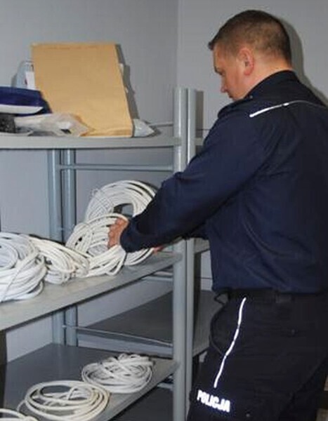 Okradł budowę na której pracował