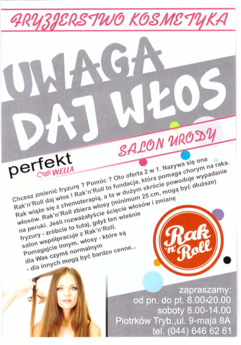 Sukces akcji Daj włos - druga odsłona już w maju