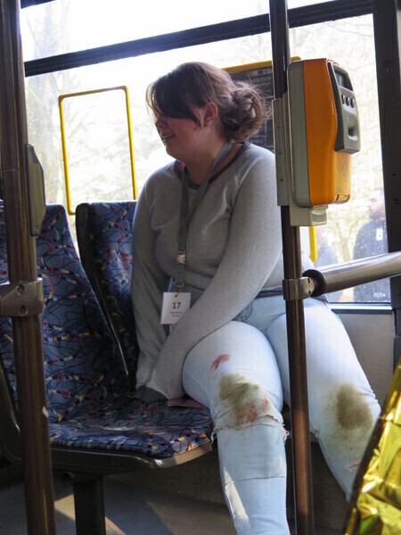 Zdjęcie 12: Osiemnastu rannych w wypadku na Wolborskiej