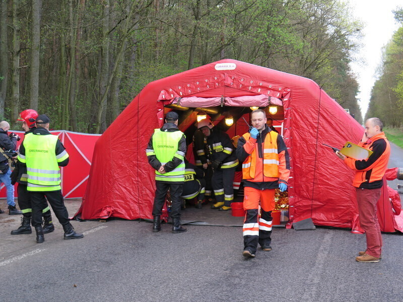 Zdjęcie 30: Osiemnastu rannych w wypadku na Wolborskiej