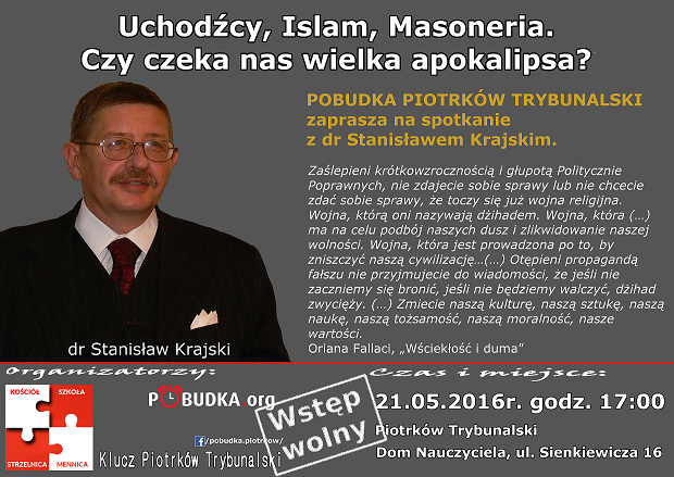 Uchodźcy Islam Masoneria. Czy czeka nas wielka apokalipsa