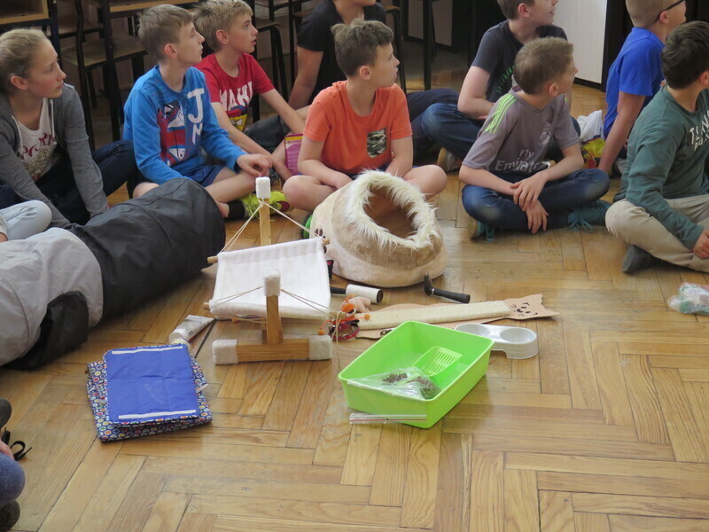 Zdjęcie 3: Lekcja z kotem w SP nr 16