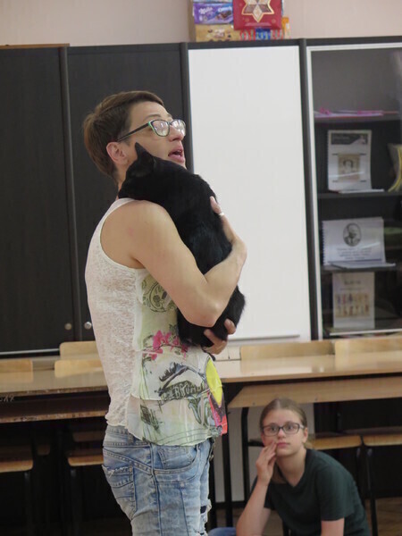 Zdjęcie 5: Lekcja z kotem w SP nr 16