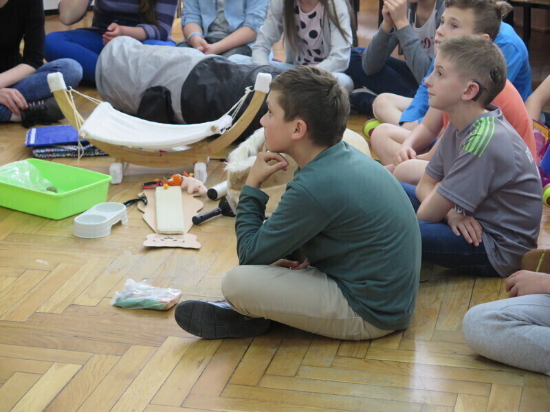 Zdjęcie 6: Lekcja z kotem w SP nr 16