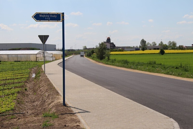 Zdjęcie 3: Droga w Majkowie Dużym prawie gotowa