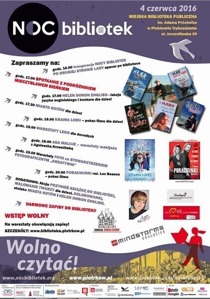 Wolno czytać - Noc Bibliotek w Piotrkowie