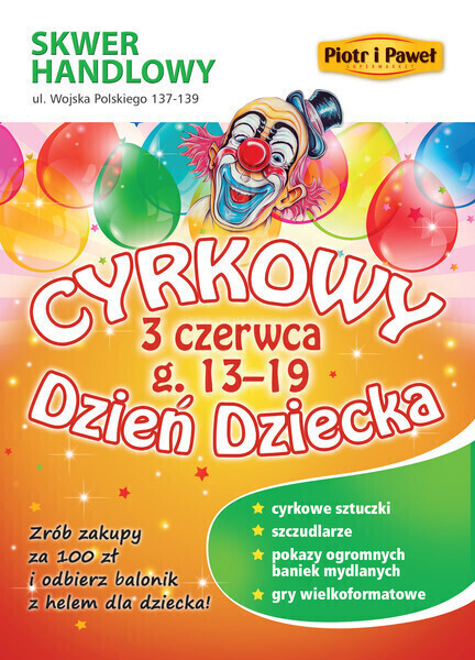 Cyrkowe sztuczki dla najmłodszych