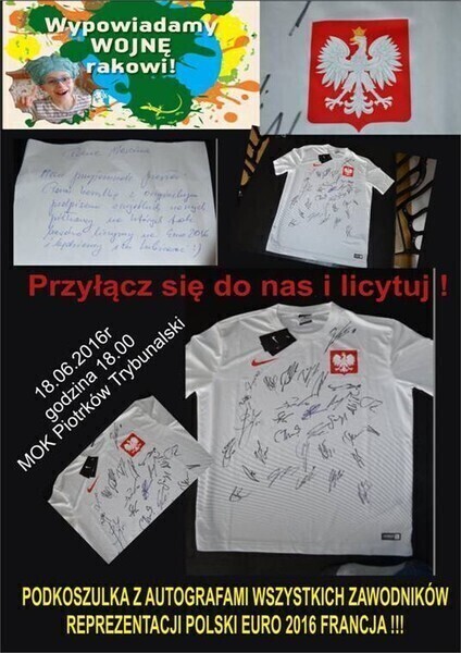 Zdjęcie 2: Koszulka z autografami naszej reprezentacji może być Twoja! 