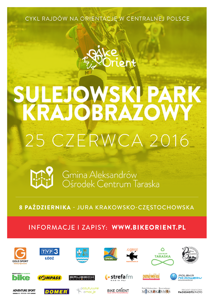 Rajd Bike Orient w Sulejowskim Parku Krajobrazowym