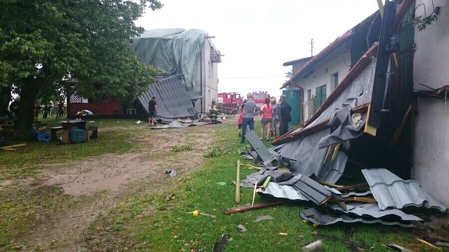 Groźne burze w regionie AKTUALIZACJA