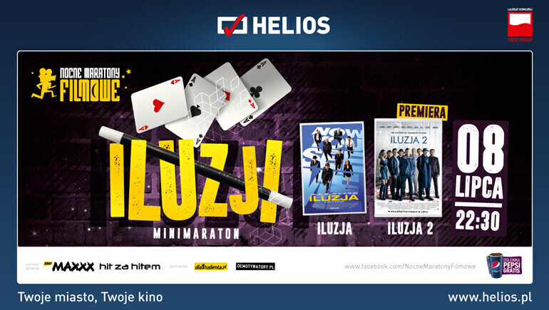 Minimaraton Iluzji z premierowym pokazem filmu Iluzja 2 KONKURS