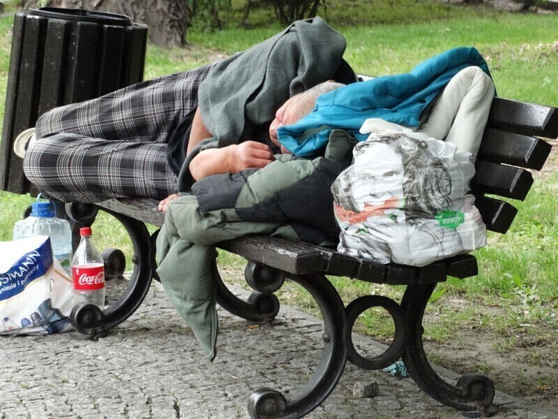 Zdjęcie 1: Mistrzyni śpi na ulicy 