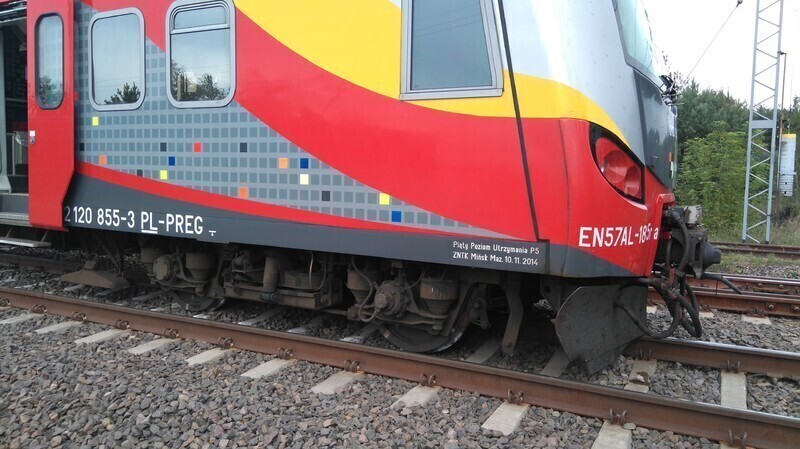 Zdjęcie 3: W Rozprzy wykoleił się pociąg 