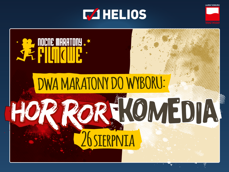 Dwa maratony filmowe jednej nocy w kinach Helios