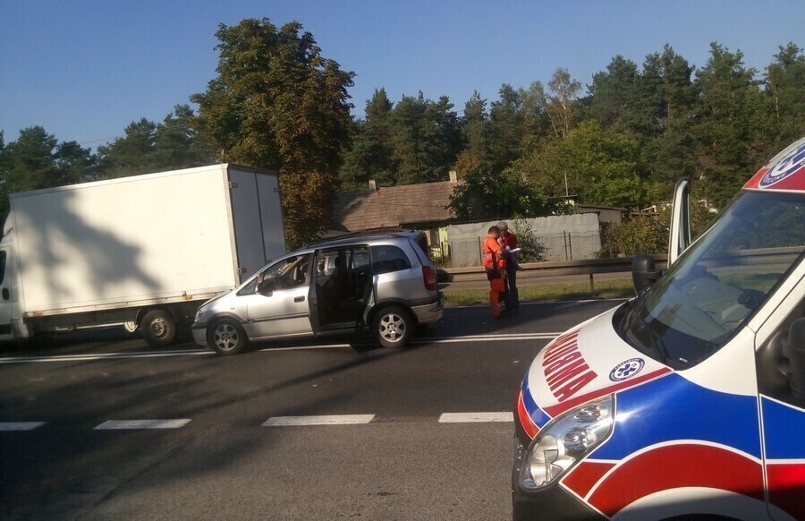 Zdjęcie 1: Wypadek na krajowej 