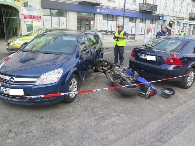 Zdjęcie 1: Kraksa na Słowackiego 