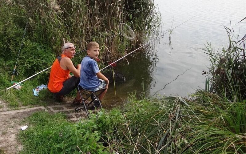 Zdjęcie 10: Najpierw wędkowali, potem grillowali 