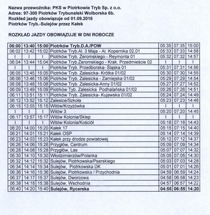Jadąc do Sulejowa możesz ominąć korek