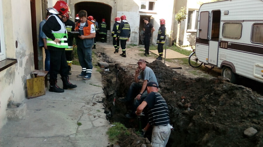 Zdjęcie 1: Wyciek gazu na Starym Mieście