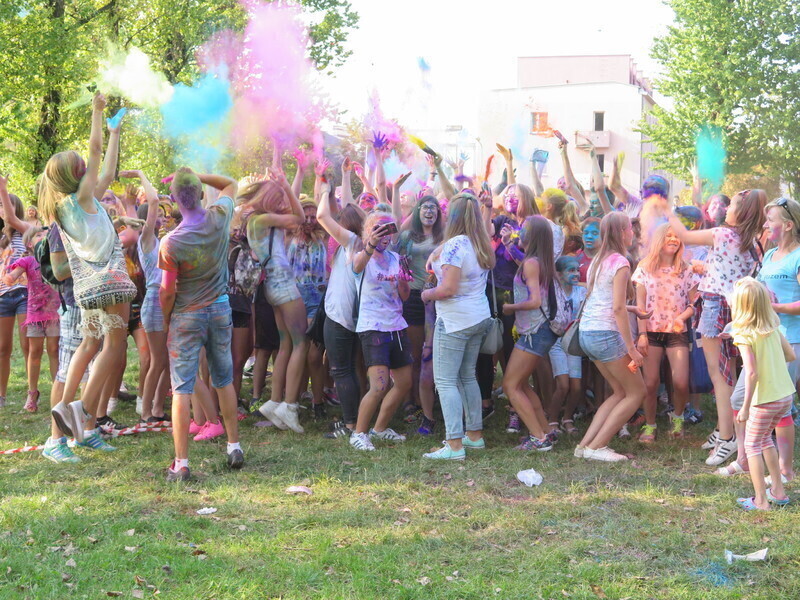 Kolorowe szaleństwo w Piotrkowie