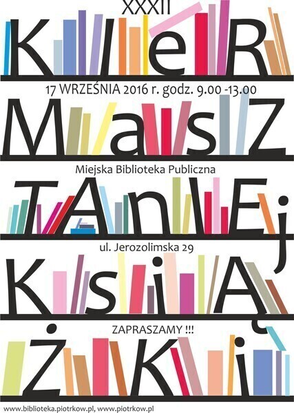 W sobotę Kiermasz Taniej Książki