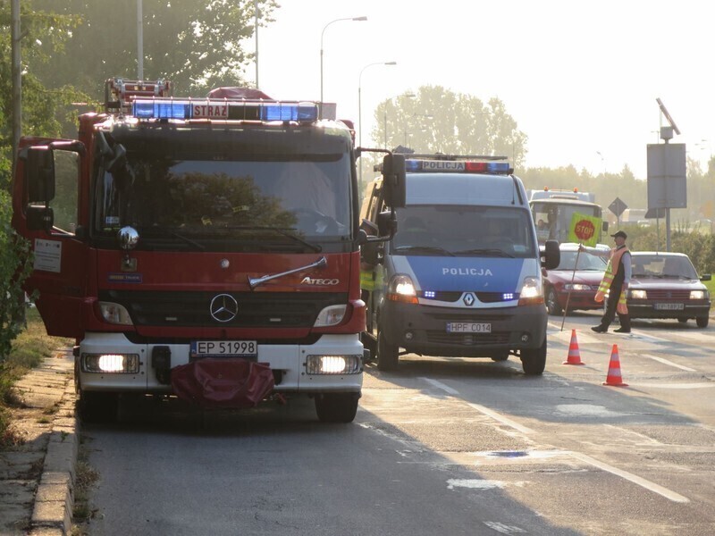 Zdjęcie 6: Wypadek w Al. Kopernika przy I LO