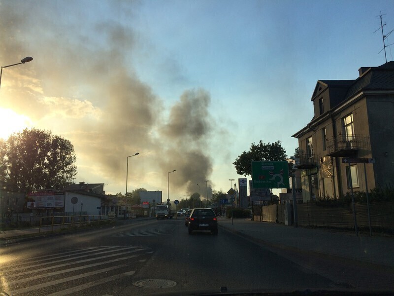 Zdjęcie 2: Pożar pustostanu przy Narutowicza