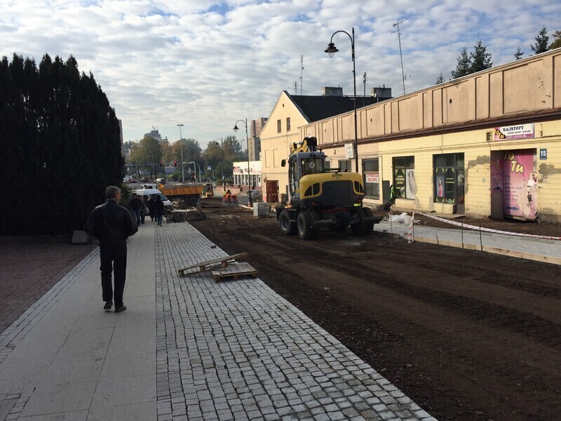 Zdjęcie 6: Modernizacja ul. Sienkiewicza na finiszu