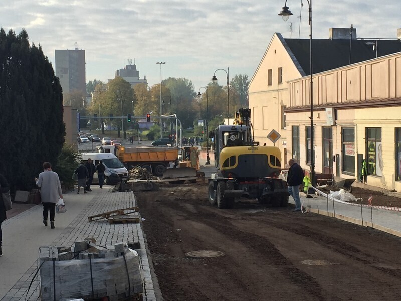 Zdjęcie 8: Modernizacja ul. Sienkiewicza na finiszu