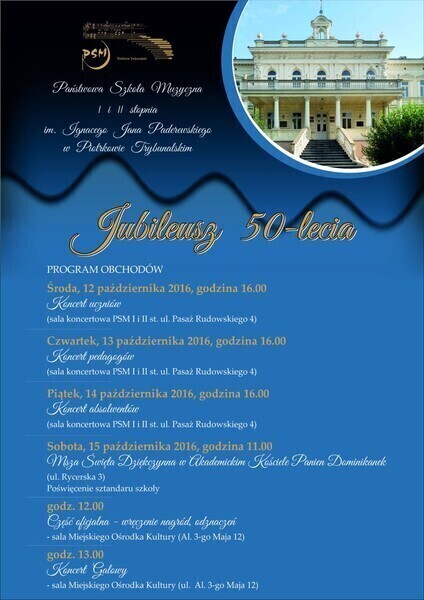 Szkoła muzyczna w Piotrkowie ma już pół wieku